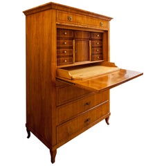 Antique Biedermeier Secretary Desk, Thuringia, circa 1825