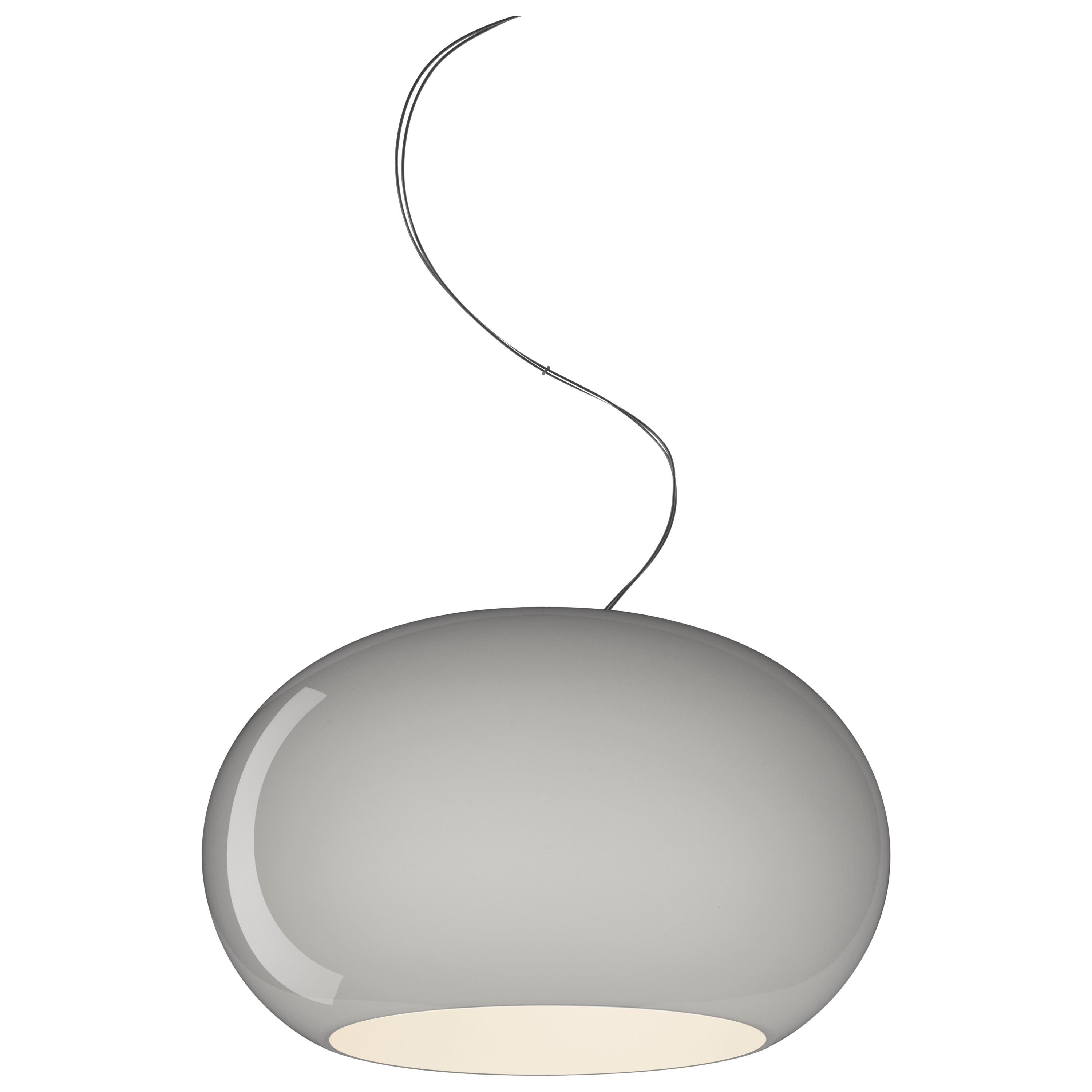 Foscarini Buds 2 LED Suspension Lamp in Grey by Rodolfo Dordoni