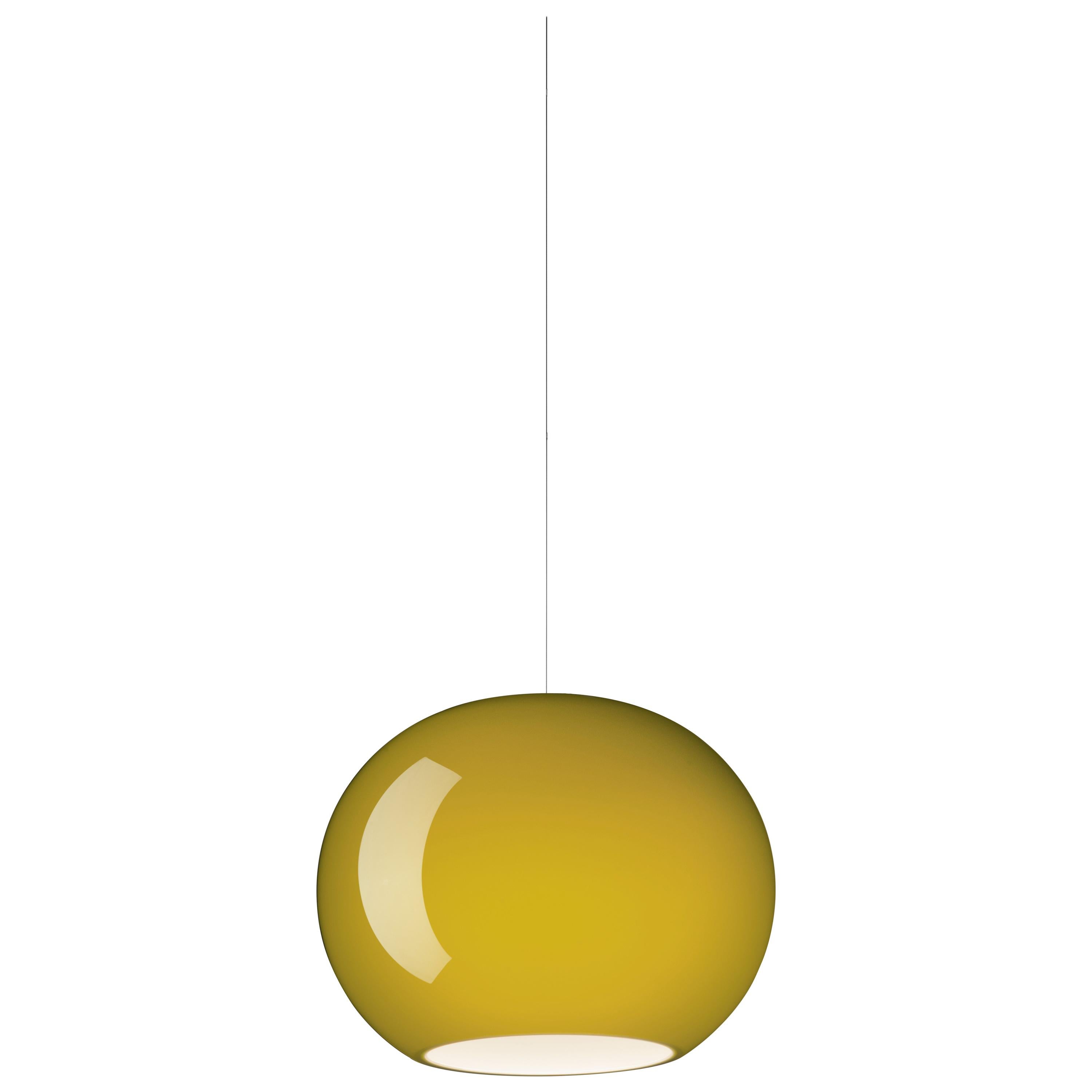 Foscarini Buds 3 LED Suspension Lamp in Bamboo Green by Rodolfo Dordoni For Sale