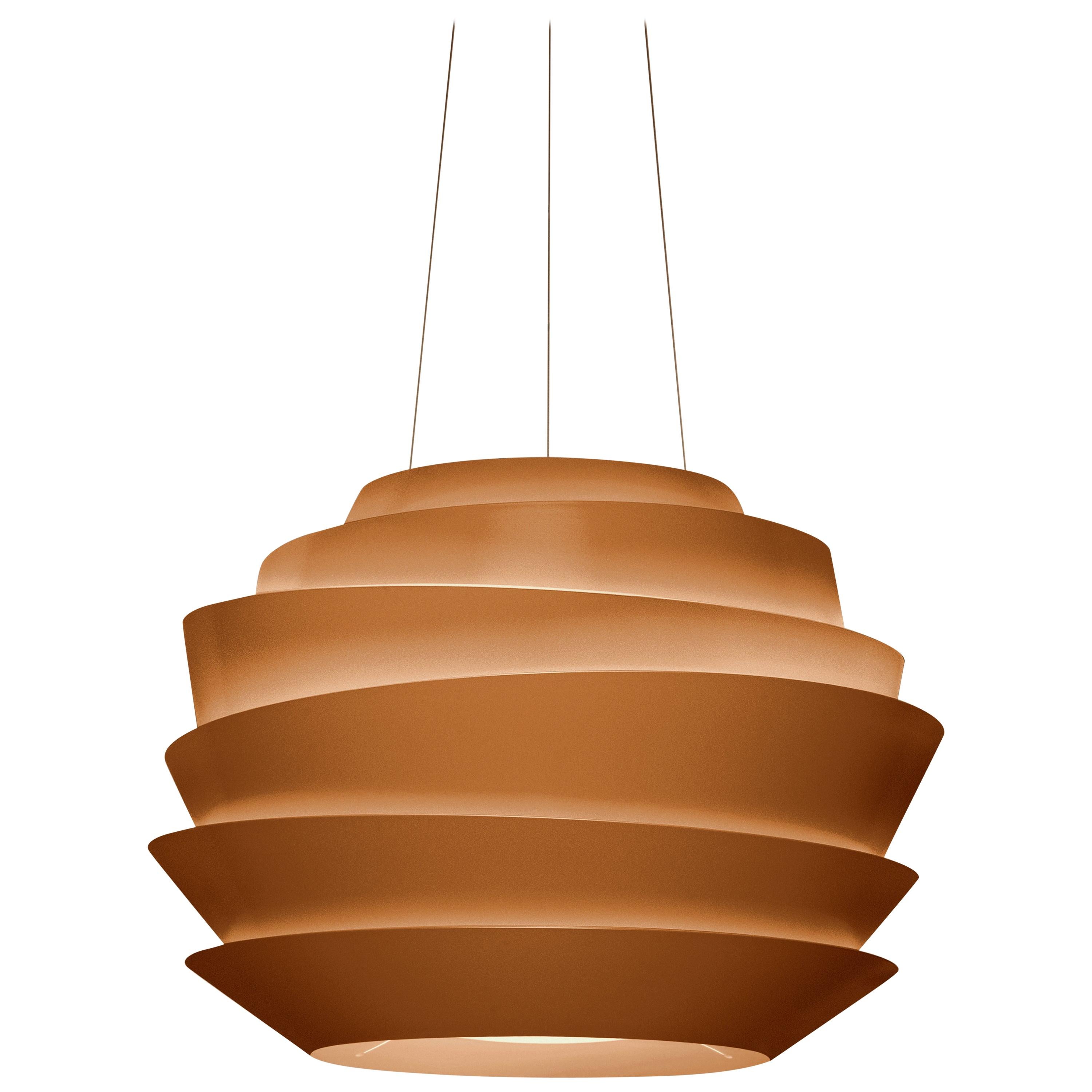 Foscarini Le Soleil Suspension Lamp in Copper by Vicente Garcia Jimenez