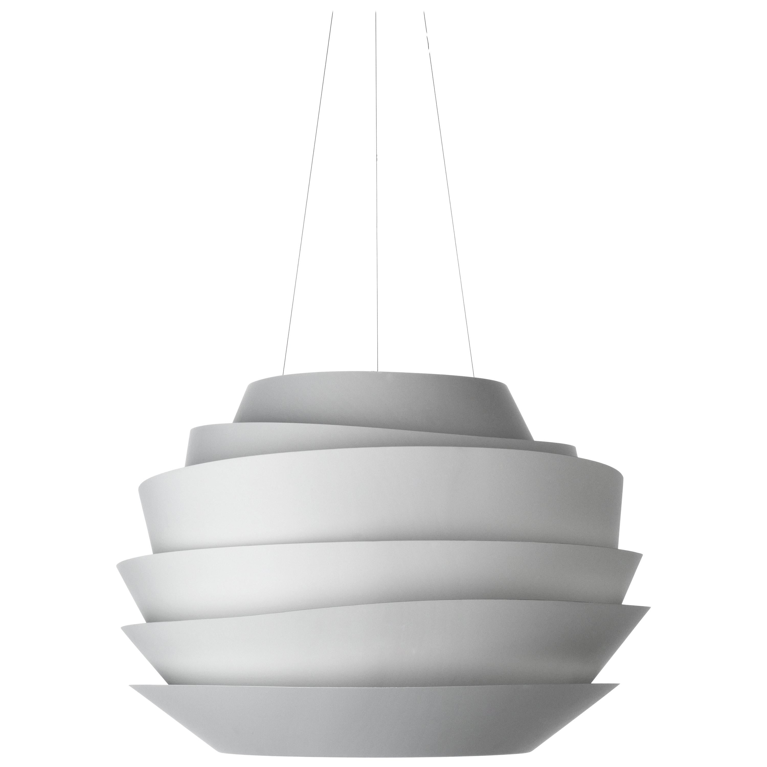 Foscarini Le Soleil Suspension Lamp in White by Vicente Garcia Jimenez For Sale