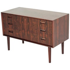 Midcentury Chest of 3 Drawers in Rosewood by Kai Kristiansen for FM Møbler