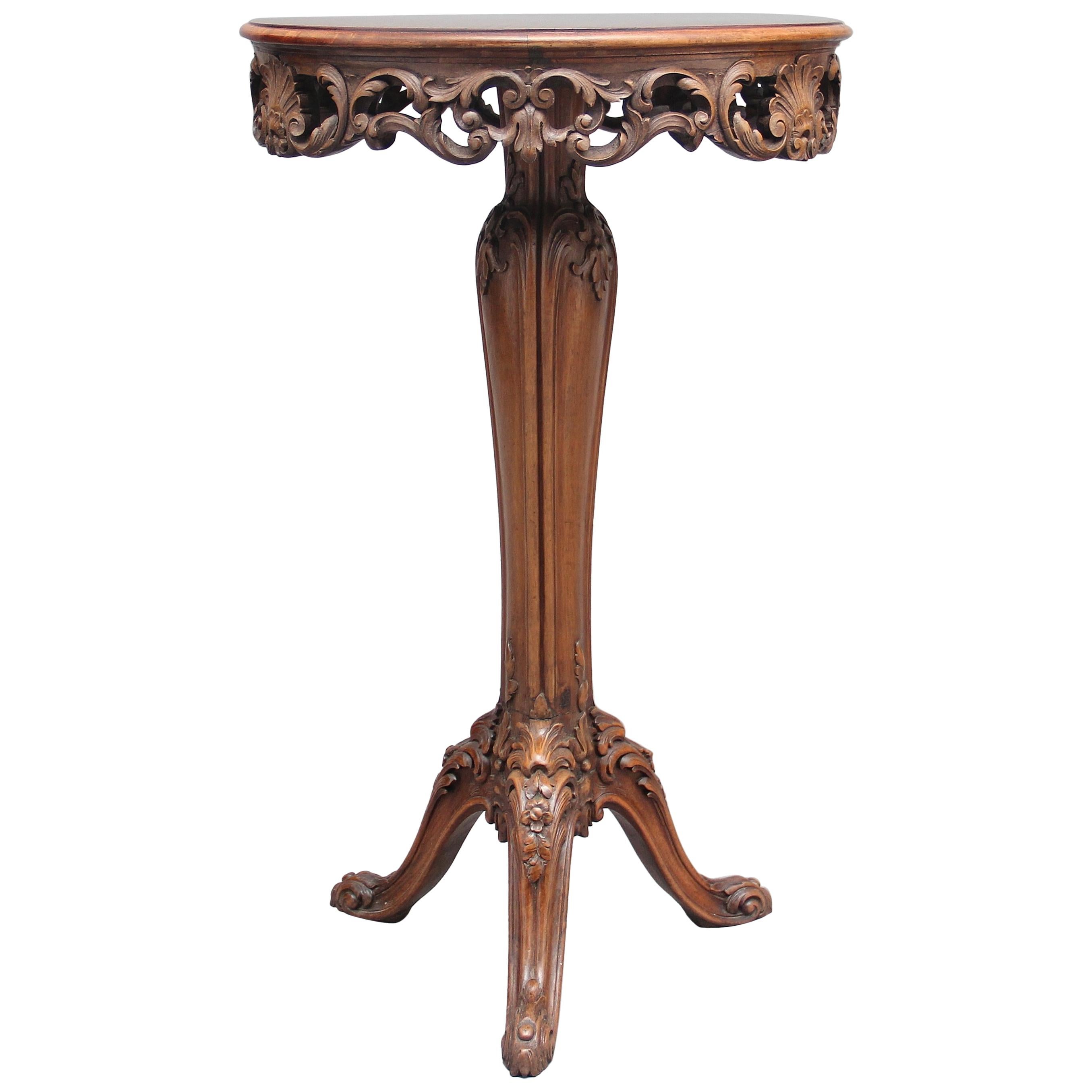 19th Century French Walnut Occasional Table