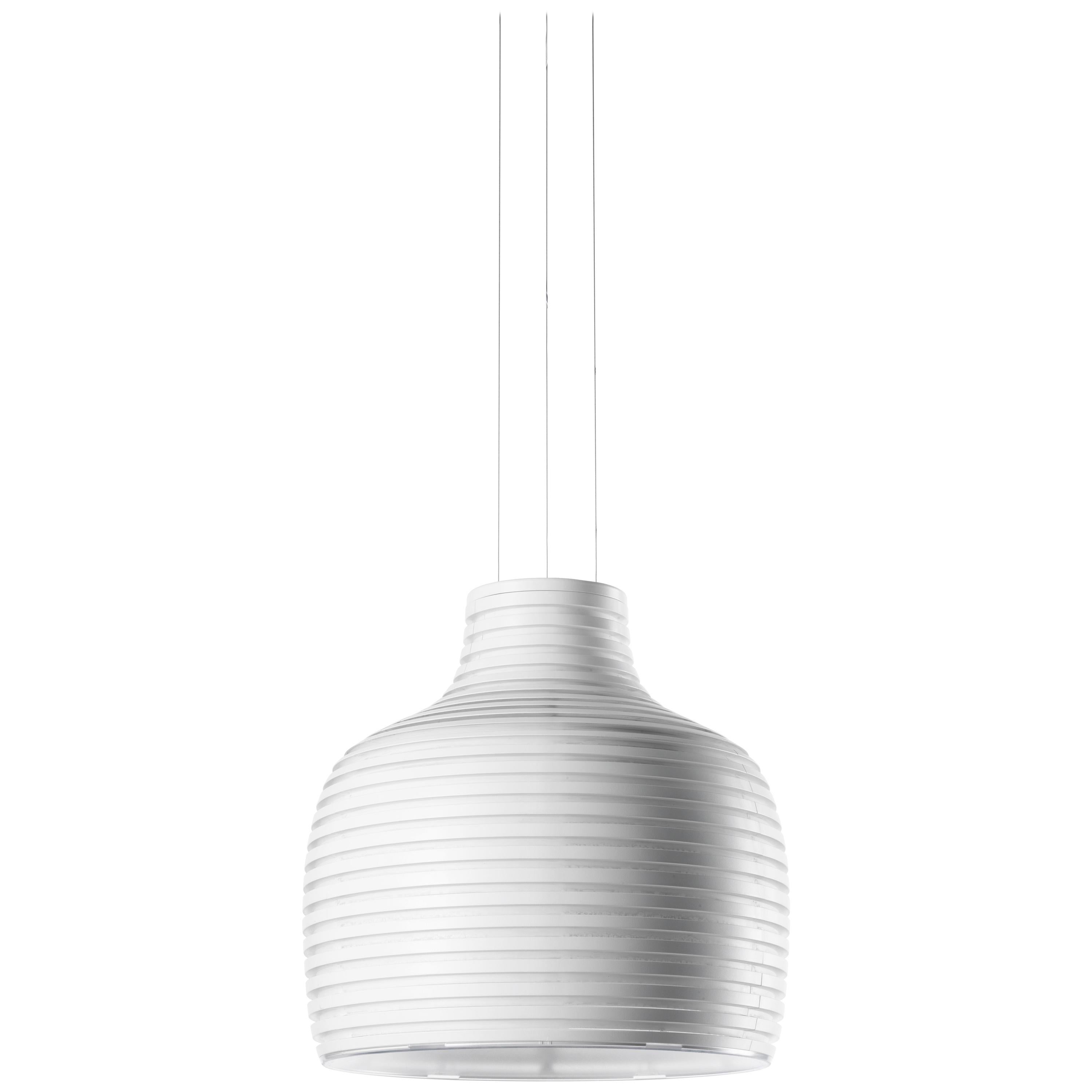 Foscarini Behive Suspension Lamp in White by Werner Aisslinger