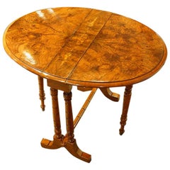 Antique Victorian Walnut Sutherland Table