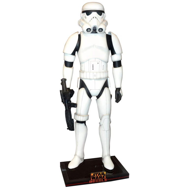lego star wars chase mini figure limited edition chrome stormtrooper with blaster rifle
