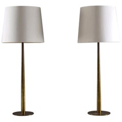 Early Midcentury Table Lamps B86 in Brass by Hans-Agne Jakobsson