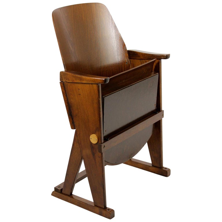 Vintage Cinema Chair from Ton, 1960s at 1stDibs