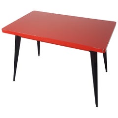 Vintage 1960s Model 55 Table by Jean Pauchard for Tolix
