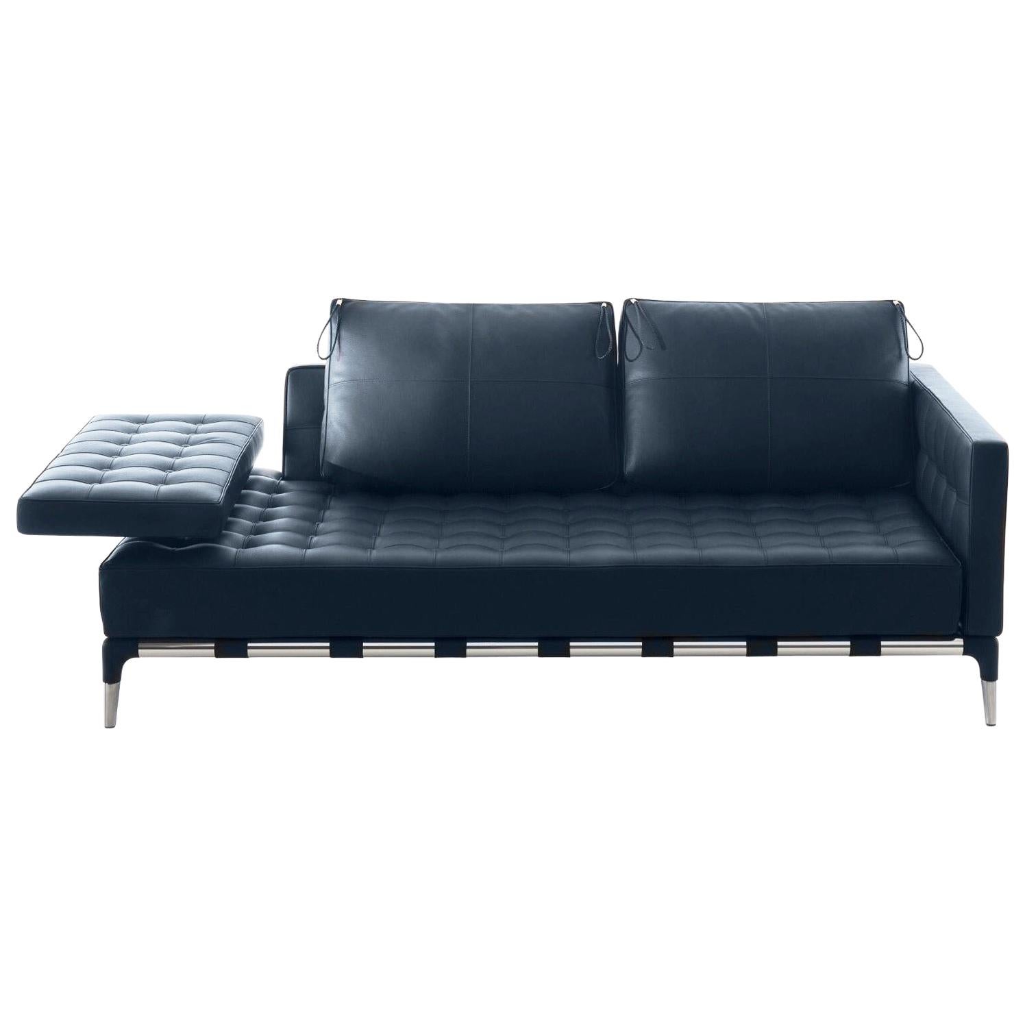 Cassina Loveseat Sofa Daybed Privé Divano Philippe Starck 241 Blue Gray 2008 