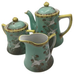 Hand Painted Tea Set, Made in Japan, 1950s