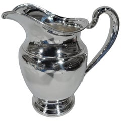 Traditional American Sterling Silver Water Pitcher