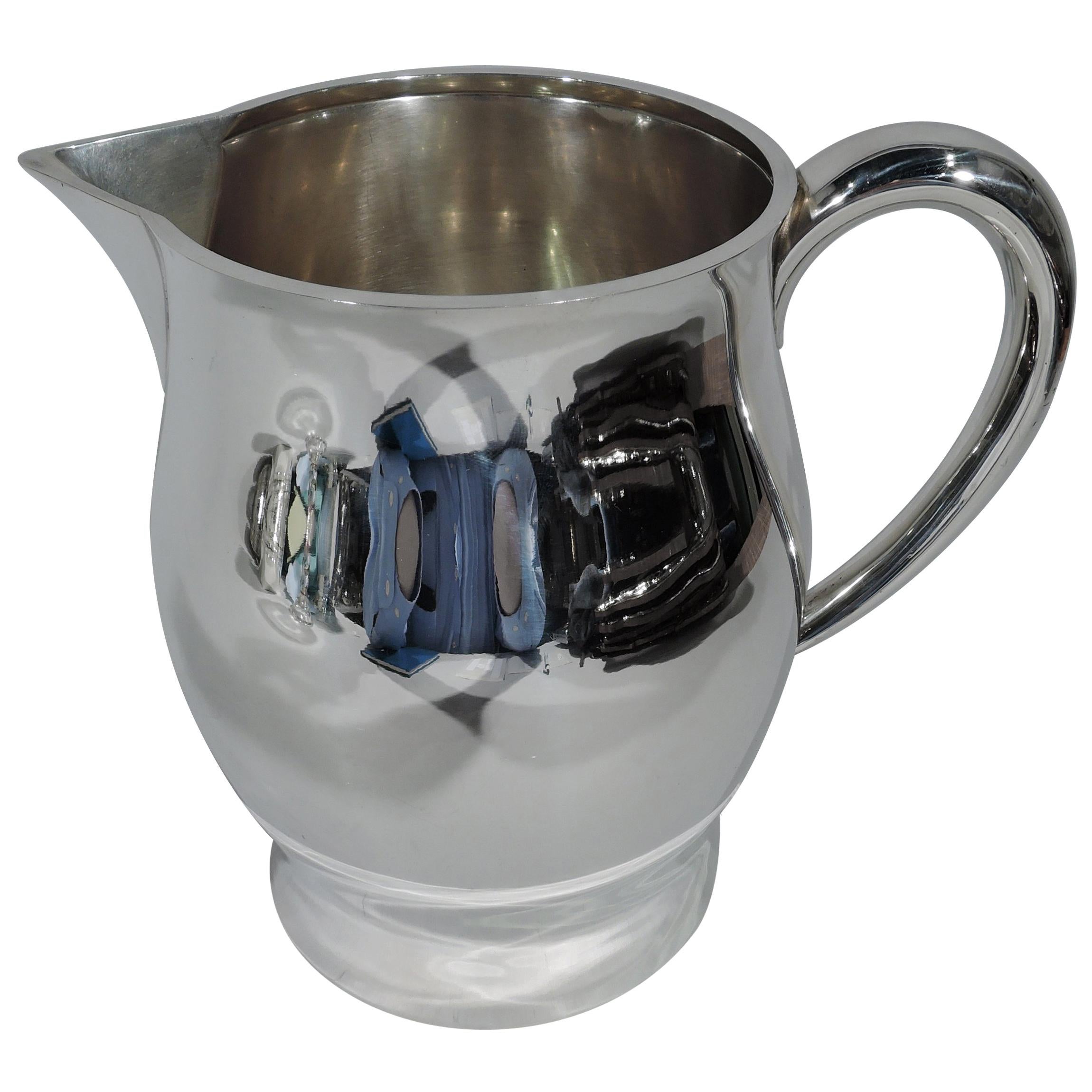 American Colonial Revere Sterling Silver Water Pitcher by Tuttle