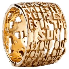 Heaven-IV Ring, in 18-carat Gold by Anne Fischer