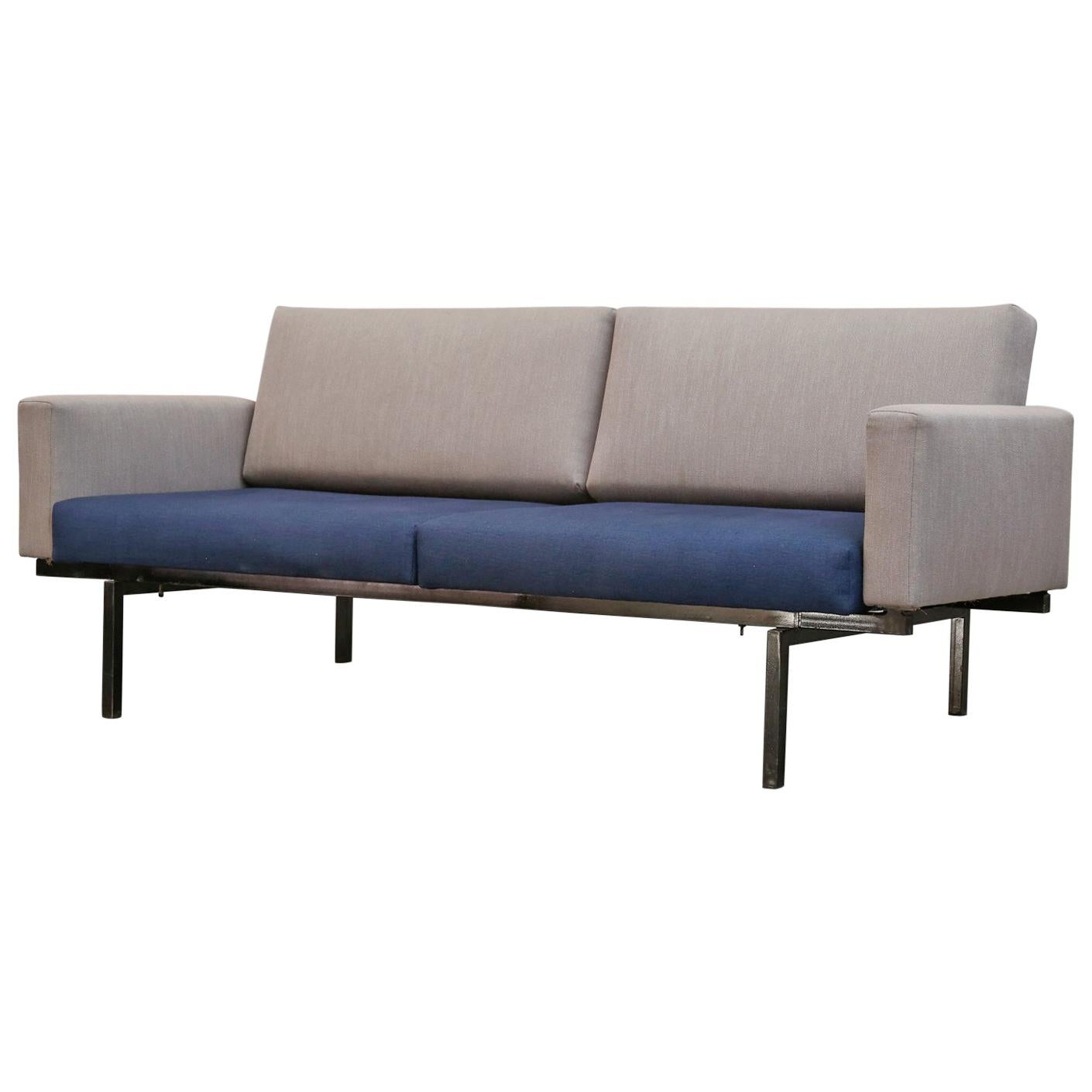 Coen de Vries Gray and Blue Sleeper Sofa from Pilastro For Sale