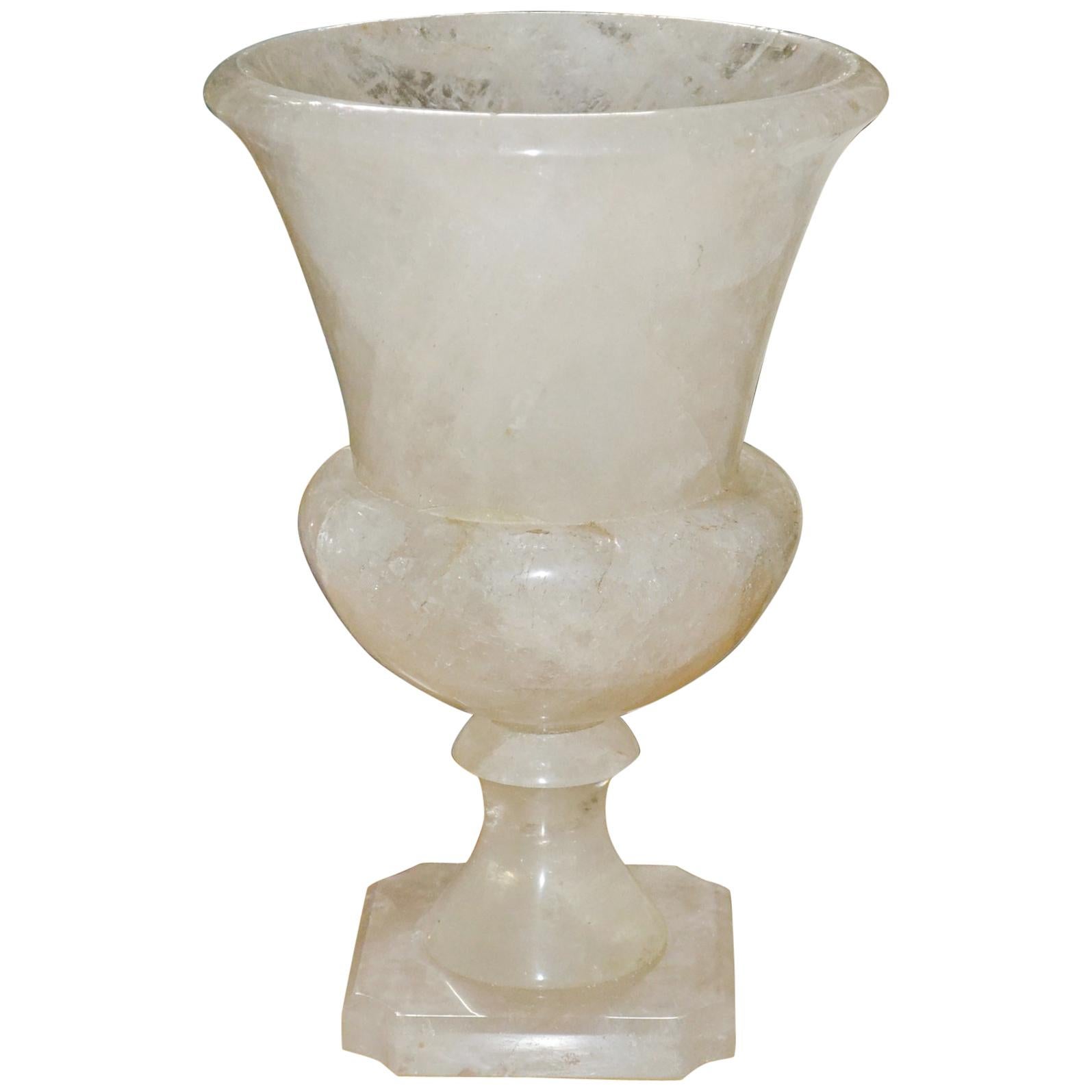Brazilian Rock Crystal Vase