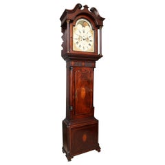 Superb George III Mahogany Tall Case Clock