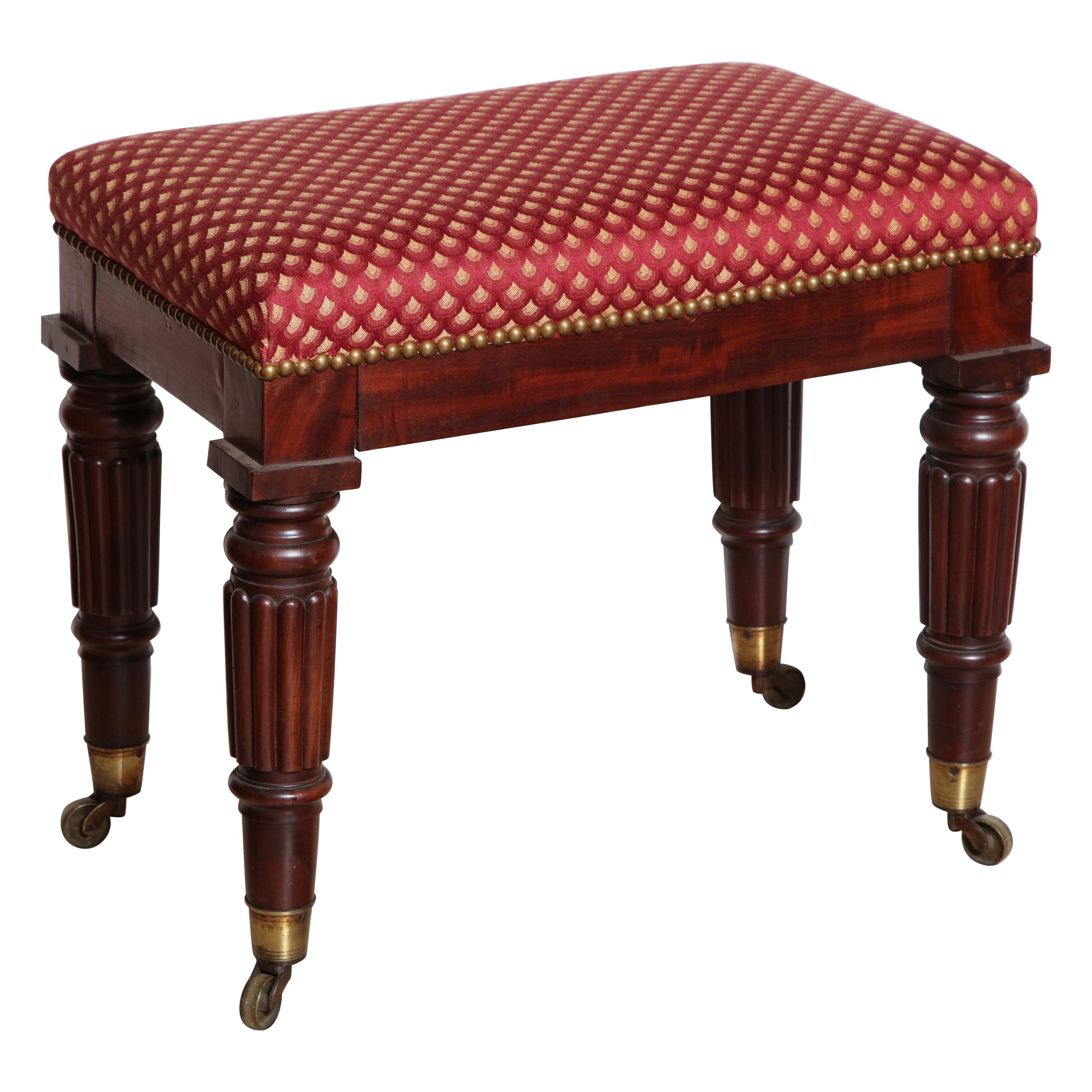 Regency Mahogany Bench