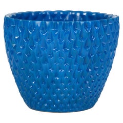 Phoenix-1 Pflanzgefäß aus blauer Glasur von David Cressey für Architectural Pottery