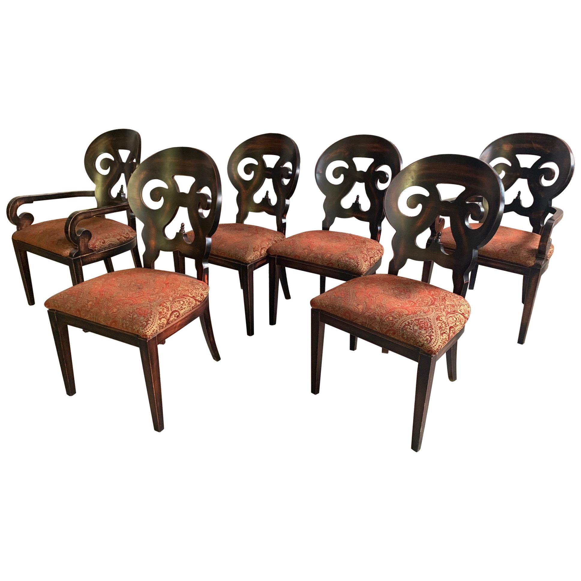 Set of Six Arhaus "Jordan" Dining Chairs