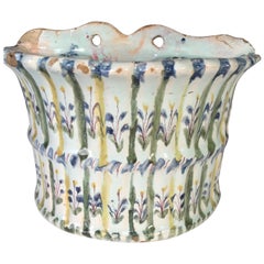 19th Century French Faience Bud Vase