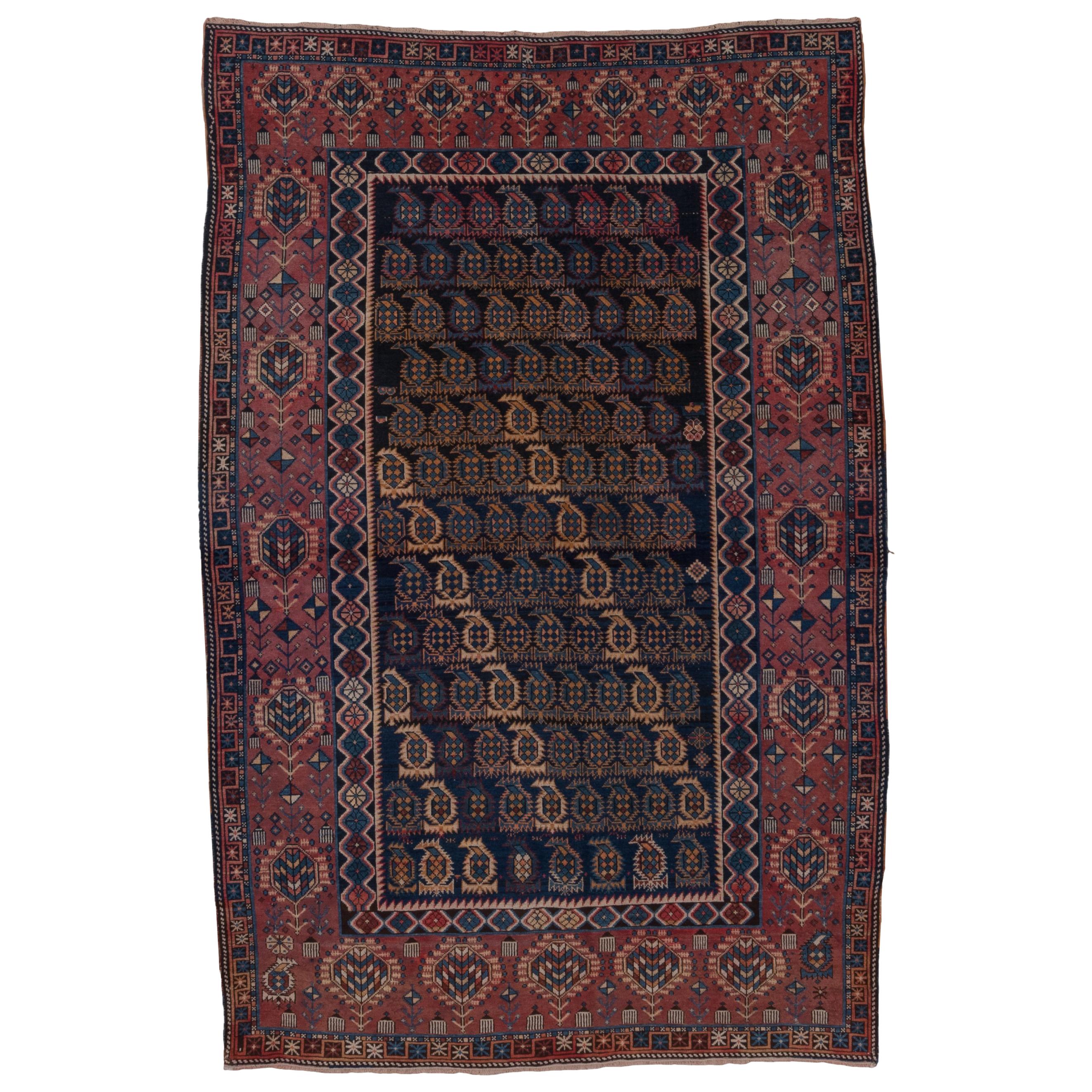 Tapis Shirvan ancien, vers les années 1900