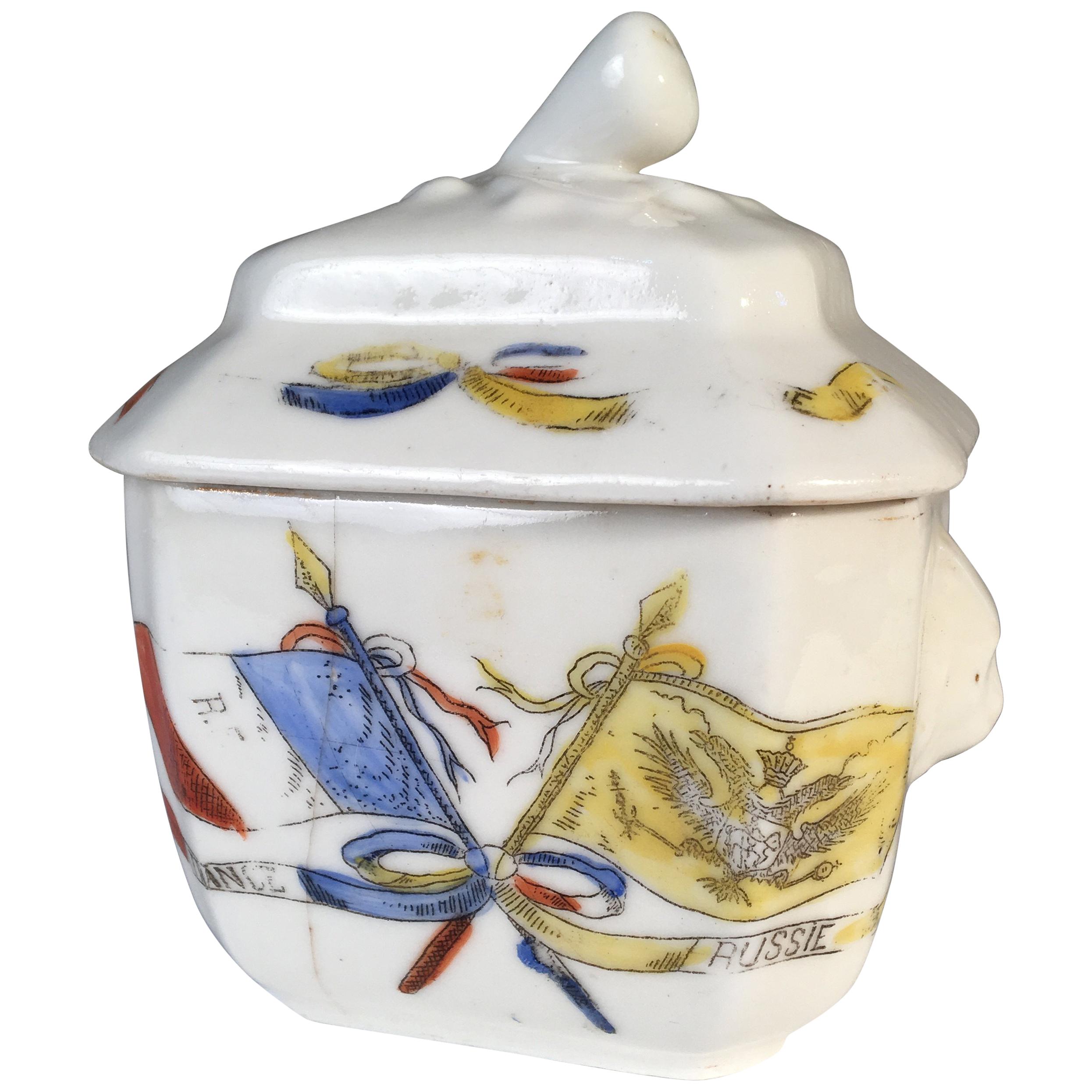 Franco-Prussian War Commemorative Sugar Bowl