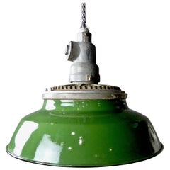 1930s Crouse Hinds Industrial Pendant Lights