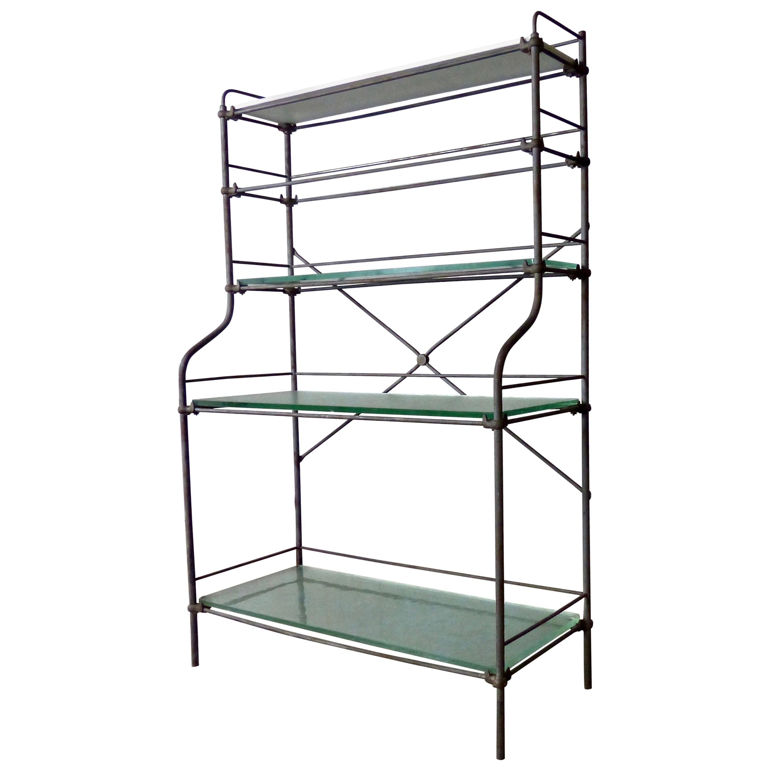 1890-1910 French Iron Étagère Shelf