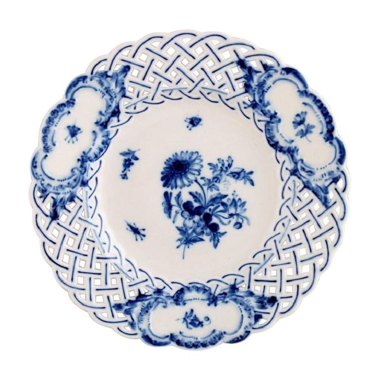 Meissen Pierced or Reticulated Plate