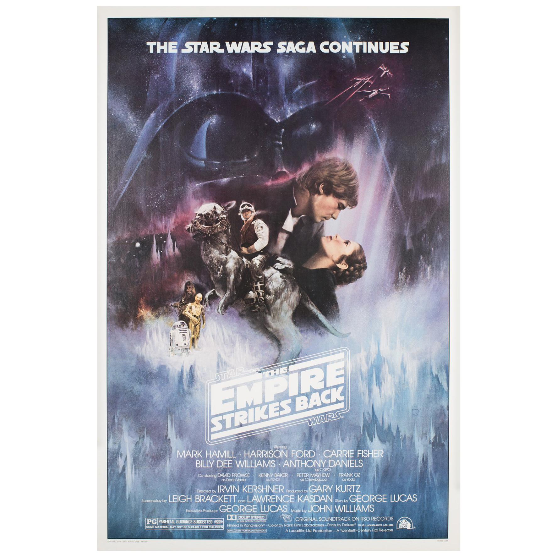 "The Empire Strikes Back" US Film Poster, Roger Kastel, 1980