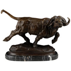 "Cape Buffalo". Bronze, 20th Century