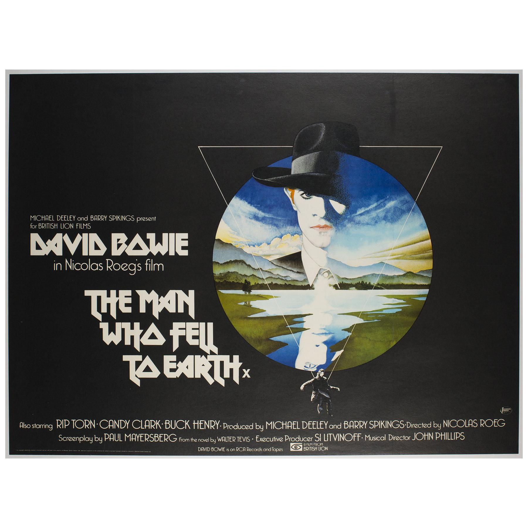 "The Man Who Fell to Earth" UK Film Poster, 1976