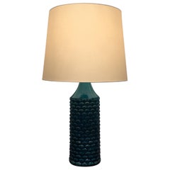 Axel Salto, a Royal Copenhagen Stoneware Table Lamp in Celadon Bllue, circa 1969