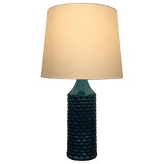 Axel Salto, a Royal Copenhagen Stoneware Table Lamp in Celadon Bllue, circa 1969