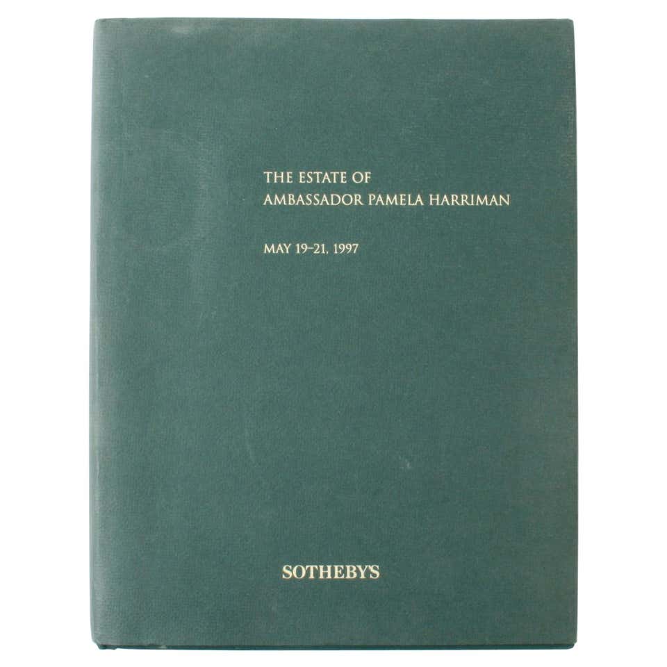Auction Catalogue from The Estate of Ambassador Pamela Harriman at 1stDibs