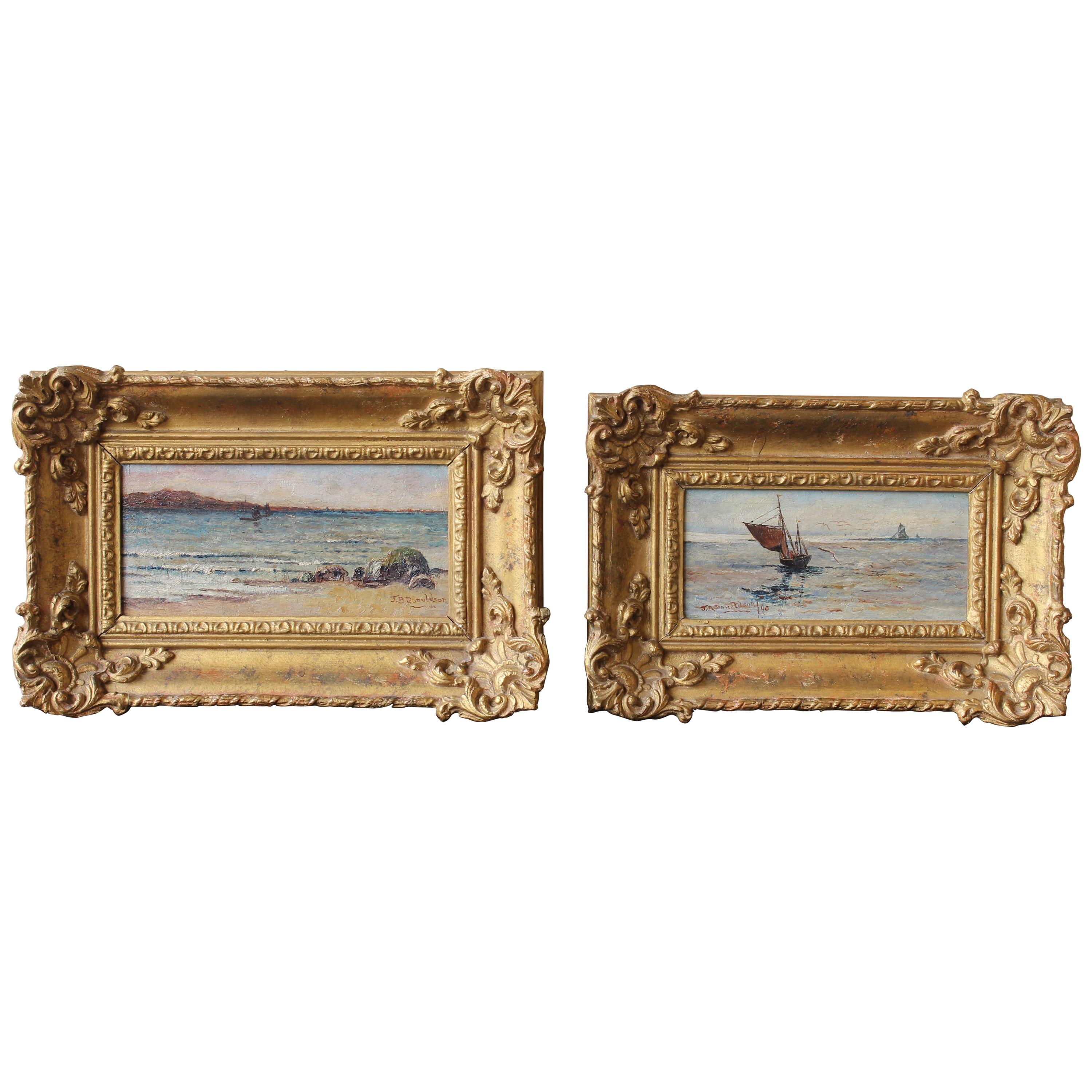 Pair of 19th Century English Seascapes