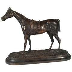 Bronze Figure of a Racehorse
