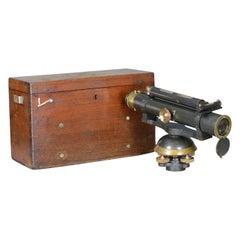 Used Surveyors Level in Case, Scientific Instrument, John Davis and Son c1940