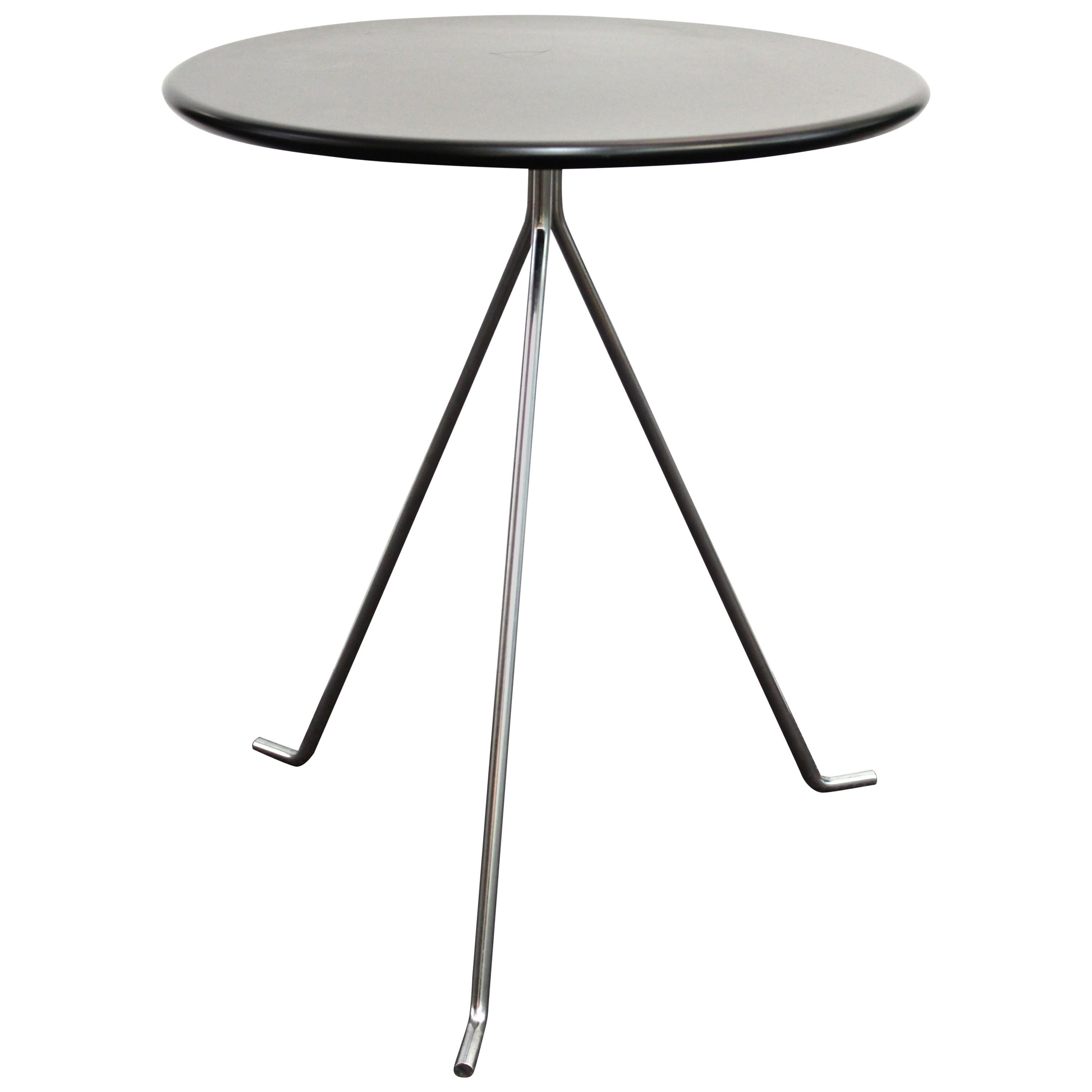 2B Danish Modern Round Metal Side Table