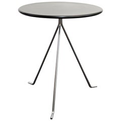 2B Danish Modern Round Metal Side Table