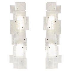 CPS Rock Crystal Quartz Sconces by Phoenix