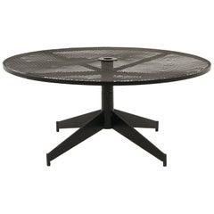 John Salterini Outdoor Coffee Table, Professionally Powder Coated, Satin Black