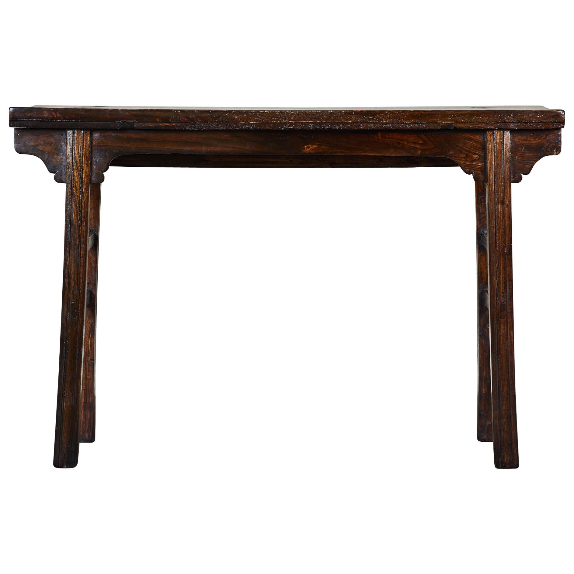 18th Century Chinese Elm Altar Table