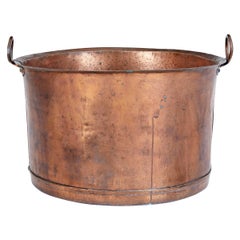 Large 19th Century Copper Cooking Vessel