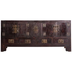 Late Qing Dynasty Kang Chest