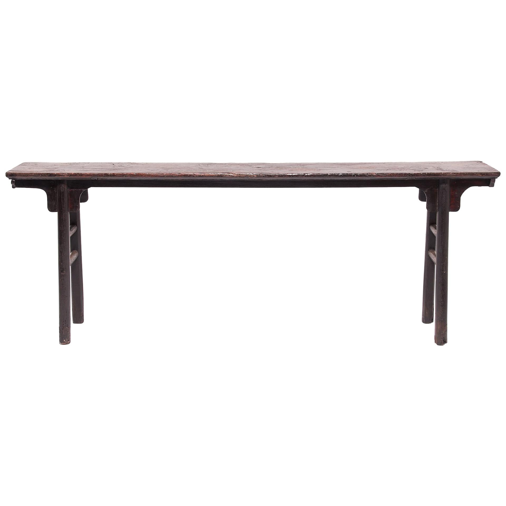 18th Century Ming Form Recessed Leg Table