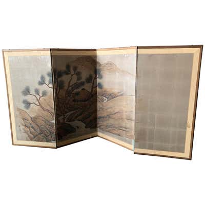 Japanese Silk Paintings - 167 For Sale on 1stdibs