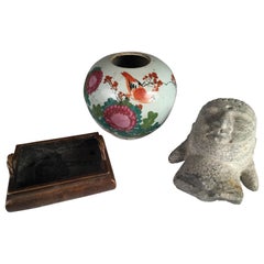 Antique Collection of 3 Asian Items