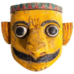 Indische Holzmaske